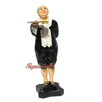 Butler Frak Figur Old Man Englischer Opa Statue Diner Stummer Deko Werbefigur