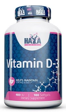 Vitamin D-3 400iu 100 Softgels immune support / healthy bones