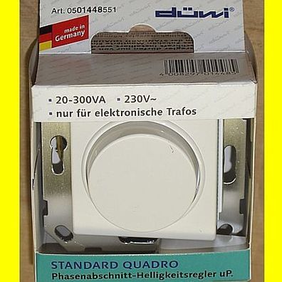 Düwi Phasenabschnitt-Helligkeitsregler 014485 Standard Quadro - Dimmer