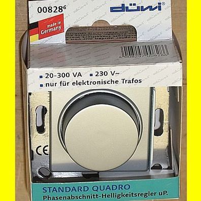 Düwi Phasenabschnitt-Helligkeitsregler 008286 Standard Quadro - Dimmer