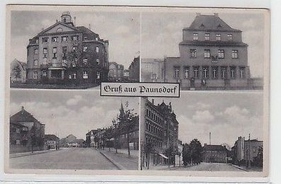 60692 Mehrbild Ak Gruß aus Paunsdorf um 1940