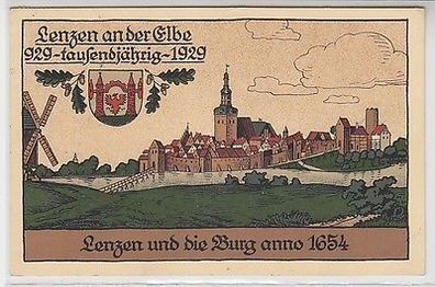 61426 Festpostkarte Lenzen an der Elbe 929 tausendjährig 1929