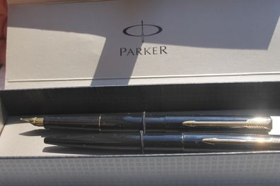 Schreibset; 2teilig, Parker Schreibset; schwarz, in OVP