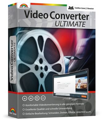 Video Converter Ultimate - Videokonvertierung in HD, 4K, 3D & HEVC H.265 - ESD
