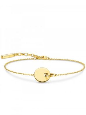 Thomas Sabo Armband Glam & Soul A1934-413-39-L19v Together Coin mit Ring Gold Da