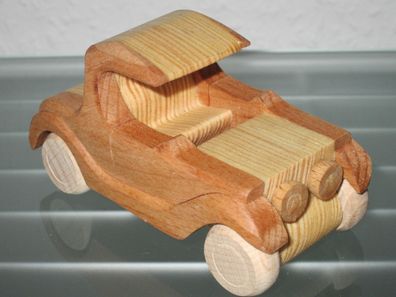 Oldtimer Cabrio UNIKAT LKW Holzauto Modellauto Auto Holz Handarbeit NEU