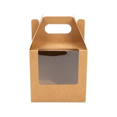 Pappschachtel mit Fenster 10.2 x 10.2 x 10.2 cm Schachtel Box Karton