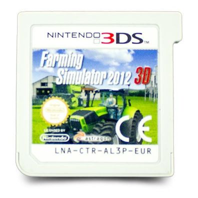 3DS Spiel Landwirtschafts-Simulator 2012 3D #B