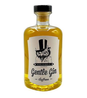 Gentle Gin Saffron 0,5l (40% Vol) - Made in Berlin- [Enthält Sulfite]