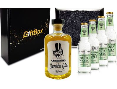 Mixcompany Giftbox - Gin Tonic Set Gin Tonic Set - Gentle Gin Saffron 0,5l (40%