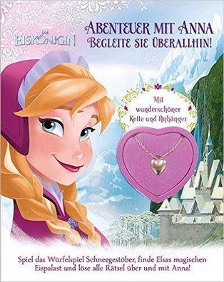 Disney Die Eiskönigin Abenteuer mit Anna mit wunderschöner Kette, Buch NEU NEW