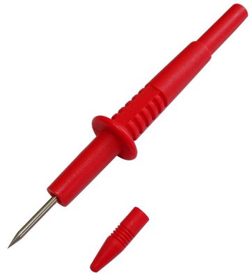 2 x Testsonde Lead Messgerät Nadel Spitze Stift rot 2 mm 10 A für Multimeter C42215