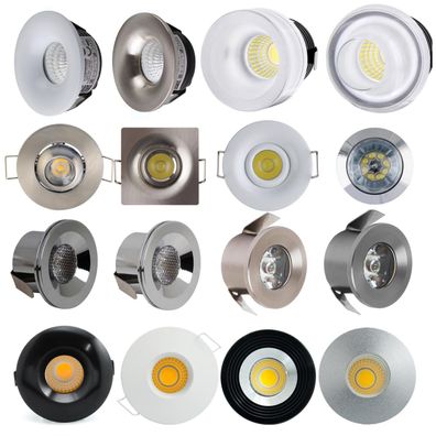 Hochwertige LED Mini Spots Einbauleuchten in verschiede Form und Leistung