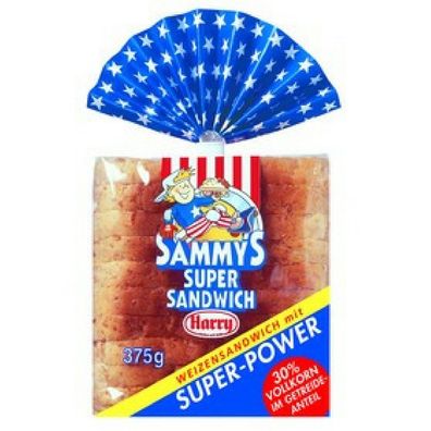 Harry Brot Sammy´s Super Sandwich mit Super Power 375 g, geschnitten - 1