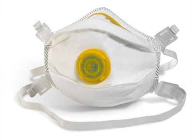 10 Stück Box Atemschutzmaske Staubmaske FFP3 mit Ventil EN149:2001 NR TOP Qualität