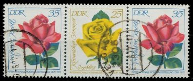 DDR Zusammendruck Nr W15 gestempelt 3ER STR X12A7B6