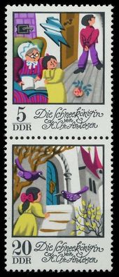 DDR Zusammendruck Nr SZd122 postfrisch SENKR PAAR SBD1D76