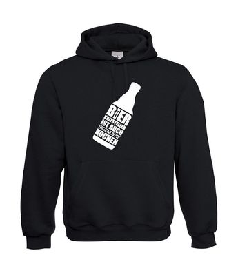 Bier kaltstellen ist wie kochen! I Sprüche I Lustig bis 5XL I Herren Hoodie