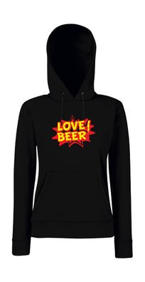 Love Beer - Liebe zum Bier! l Girlie Kapuzenpullover