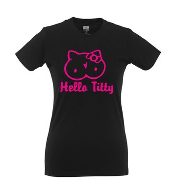 Girlie Shirt Hello Titty