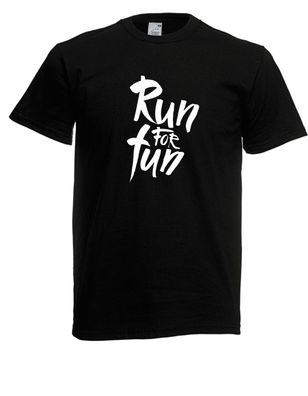 Herren T-Shirt l Run for fun l Größe bis 5XL