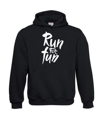 Run for fun I Sprüche I Fun I Lustig bis 5XL I Herren Hoodie