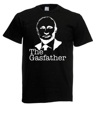 Herren T-Shirt Putin - The Gasfather I Sprüche I Fun I bis 5XL