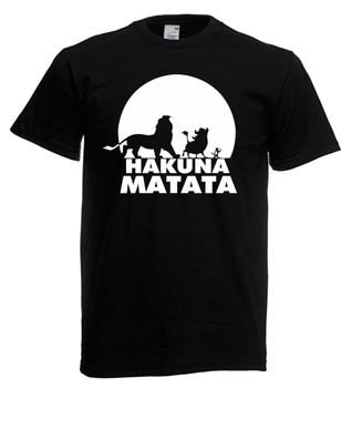 Herren T-Shirt Hakuna Matata I Fun I Lustig I Sprüche bis 5XL