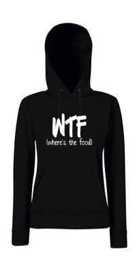 WTF I Fun I Lustig I Sprüche Girlie Kapuzenpullover