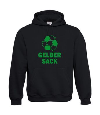 Gelber Sack I Sprüche I Fun I Lustig bis 5XL I Herren Hoodie