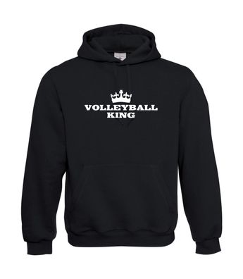 Volleyball King I Sprüche I Fun I Lustig bis 5XL I Herren Hoodie