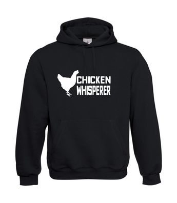 Chicken Whisper Funny I Sprüche I Fun I Lustig bis 5XL I Herren Hoodie