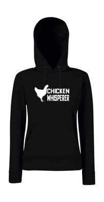 Chicken Whisper Funny l Girlie Kapuzenpullover