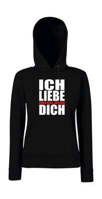 Ich liebe euch alles... I Sprüche I Fun I Lustig I Girlie Kapuzenpullover