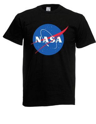 Herren T-Shirt NASA Logo bis 5XL (Spaß / Fun / Kult)