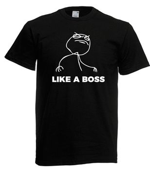 Herren T-Shirt l Like a Boss l Größe bis 5XL