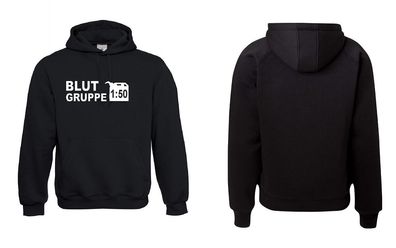 Blutgruppe 1zu50 I Sprüche I Fun I Lustig bis 5XL I Herren Hoodie