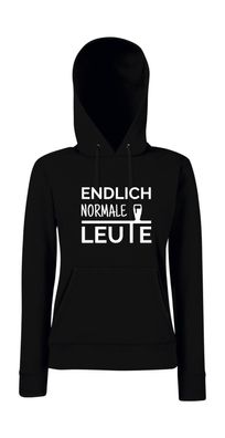 Endlich normale Leute l Girlie Kapuzenpullover