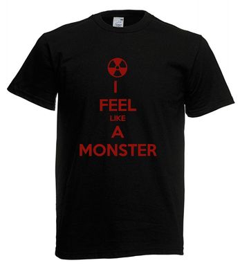 Herren T-Shirt I Feel like a Monster Größe bis 5XL