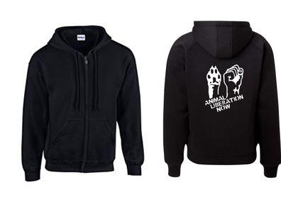 Kapuzenjacke - Animal Liberation Neu (Sprüche / Lustig / Fun / Spaß )