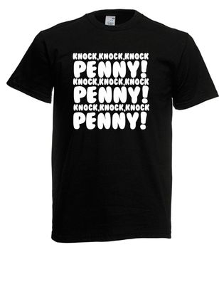 Herren T-Shirt The big bang Theory - Knock... Penny! Größe bis 5XL