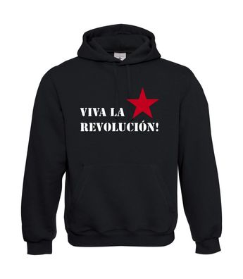 Viva la Revolucion Kuba I Sprüche I Fun I Lustig bis 5XL I Herren Hoodie