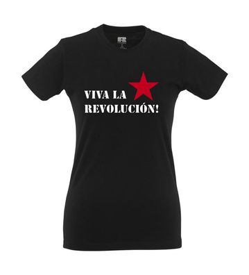 Viva la Revolucion Kuba I Fun I Lustig I Sprüche I Girlie Shirt