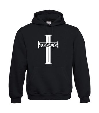Jesus Kreuz I Sprüche I Fun I Lustig bis 5XL I Herren Hoodie