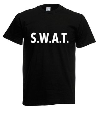Herren T-Shirt S.W.A.T. Kostum Größe bis 5XL