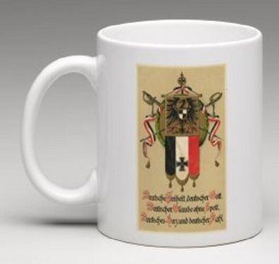 Deutsche Freiheit, deutscher Gott, Kaffeebecher, Kaffeetasse, Kaffeepot
