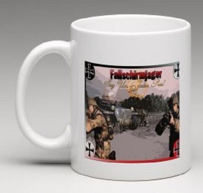 Fallschirmjäger Sieg Um Jeden Preis!, Kaffeebecher, Kaffeetasse, Kaffeepot