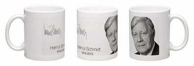 Tasse Helmut Schmidt, Kaffeebecher, Kaffeetasse, Kaffeepot