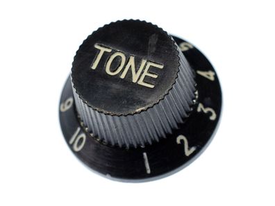 Tone Poti Gitarre Brosche Miniblings Pin Anstecker Musik Musiker Höhen Regler