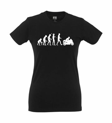 Evolution Biker Girlie Shirt